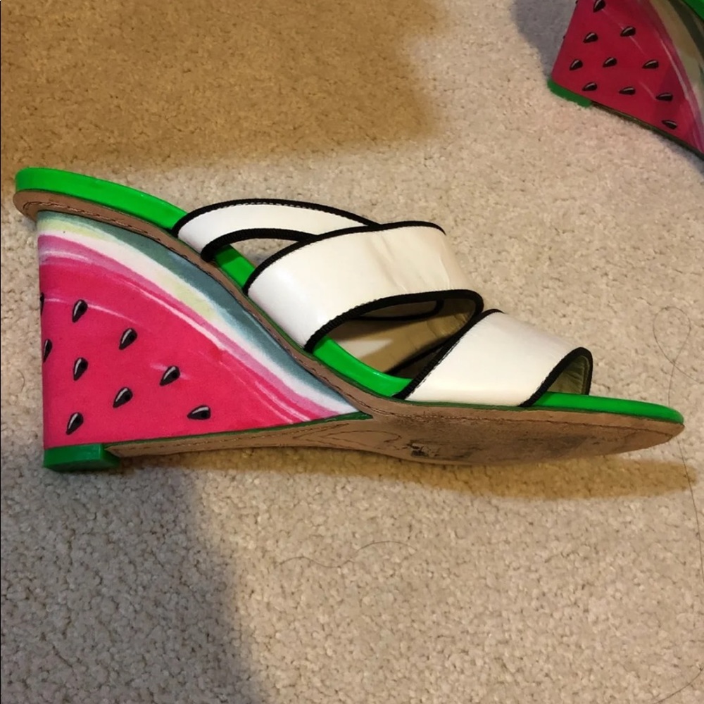 Sophia Webster watermelon wedge